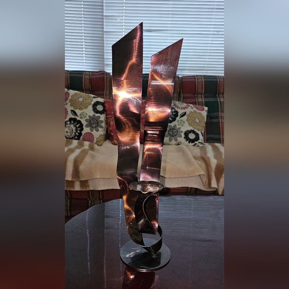 17" Nightdancer Art Metal Sculpture